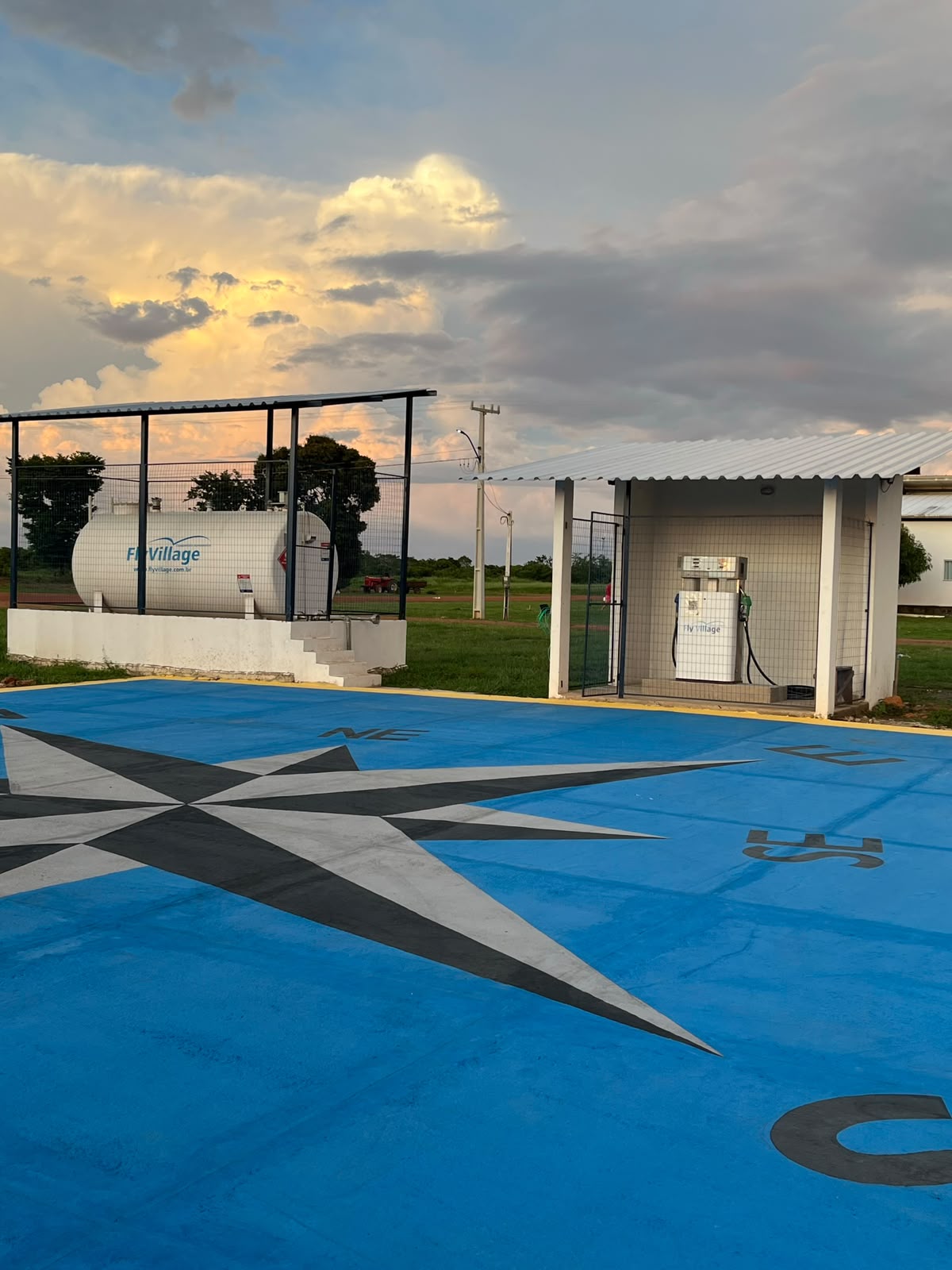 Área de convivência da sede